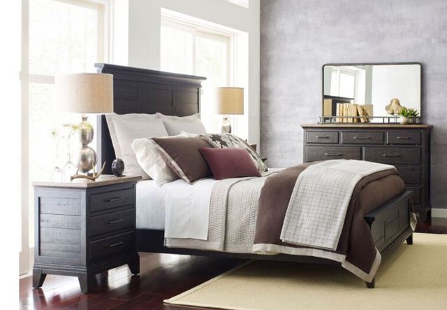 Kincaid® Plank Road Charcoal California King Panel Bed-3