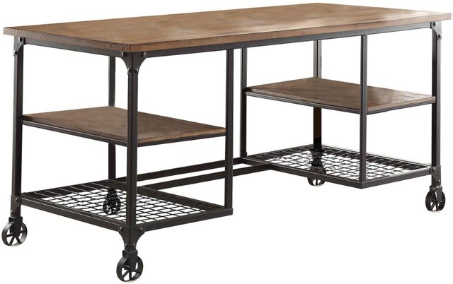 Bureau d'écriture Millwood, brun, Mazin Furniture