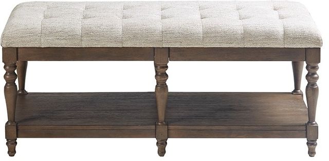 Olliix by Martha Stewart Highland Ivory Accent Bench-0