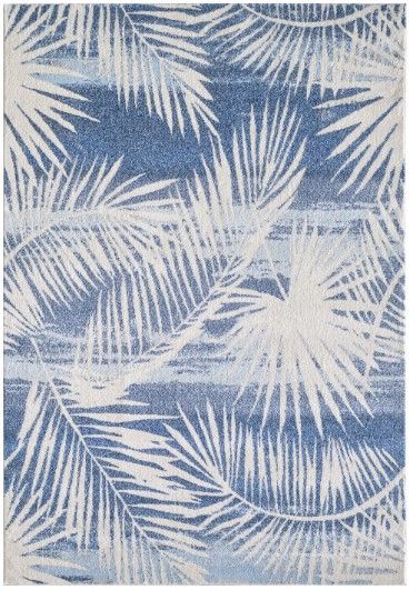 KAS Rugs Stella Blue Palms 5'x8' Area Rug-0