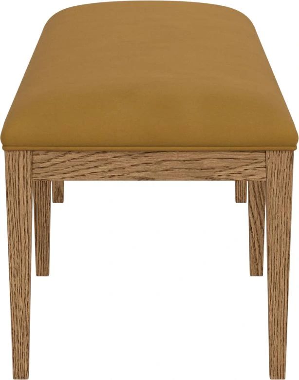 Riverside Furniture Halbrooke Nutmeg Oak Upholstered Dining Bench-4