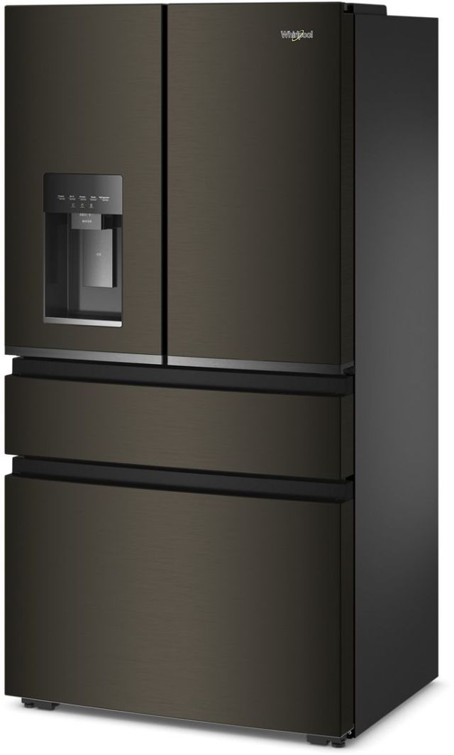 Whirlpool® 36" 21.9 Cu. Ft. Fingerprint Resistant Black Stainless Steel Counter Depth French Door Refrigerator -3