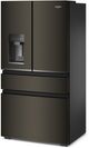 Whirlpool® 36" 21.9 Cu. Ft. Fingerprint Resistant Black Stainless Steel Counter Depth French Door Refrigerator -3