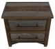 International Furniture Direct Town Brown/Gray Nightstand-2