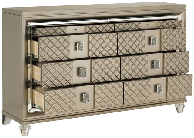 Mazin Furniture Loudon Champagne Dresser-2
