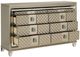 Mazin Furniture Loudon Champagne Dresser-2