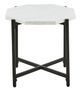 Olliix by Martha Stewart Elora White/Black End Table-0