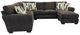 Porter International Designs Savannah 2-Piece Chocolate Sectional-1