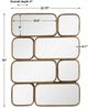 Uttermost® Canute Antiqued Gold Mirror-3