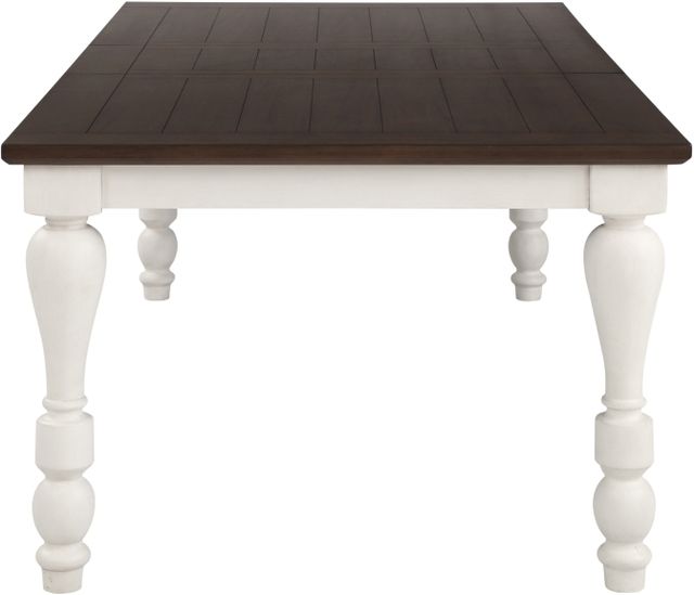 Coaster® Madelyn 5-Piece Coastal White/Dark Cocoa Dining Set-2