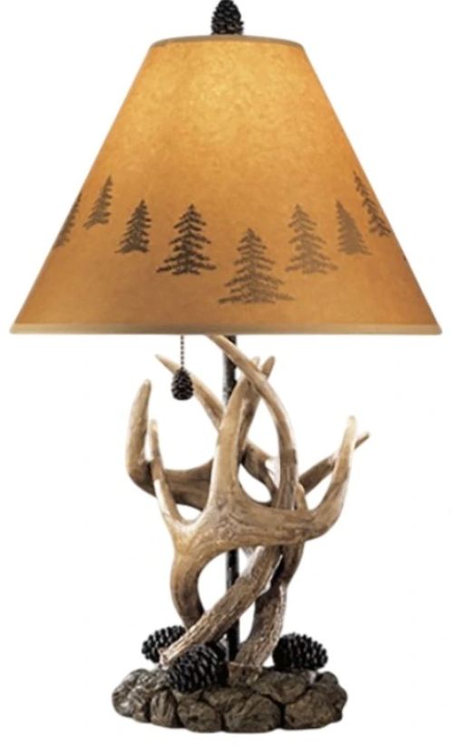 American Wholesale Furniture Derek 2-Piece Brown Lamp Set-1