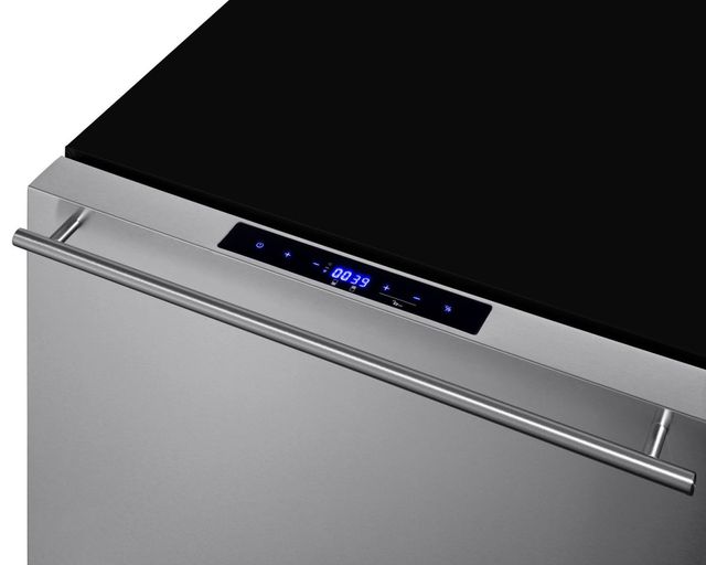 Summit® 24" Stainless Steel Outdoor Under The Counter Refrigerator -3