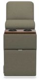 La-Z-Boy® Aspen Smoke La-Z-Time® Storage Console-0