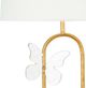 Regina Andrew Monarch Gold Leaf/Natural Oval Table Lamp-2