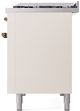Ilve® Nostalgie II Series 48" Antique White Pro Style Dual Fuel Range-4