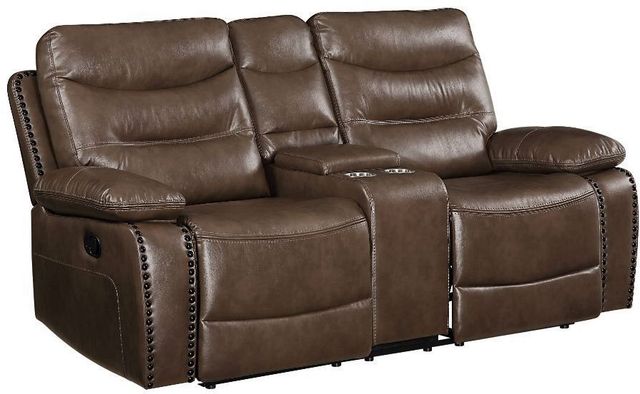 ACME Furniture Aashi Brown Manual Reclining Loveseat-0