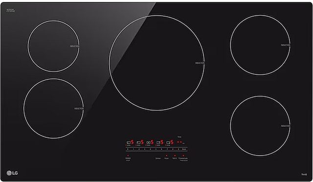LG 36" Black Smart Induction Cooktop with UltraHeat™ 4.3kW Element-4