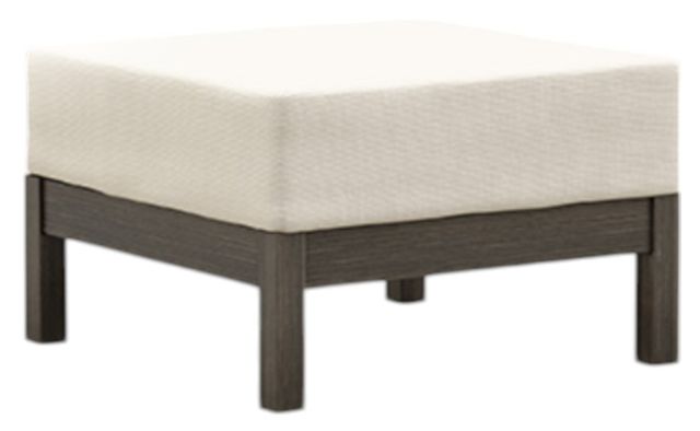 Homecrest™ Outdoor Living Customizable Willow Cushion Fabric/Plastic Outdoor Ottoman-0