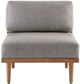 Olliix by INK+IVY Grey/Pecan Stanton Square Lounge Chair-0