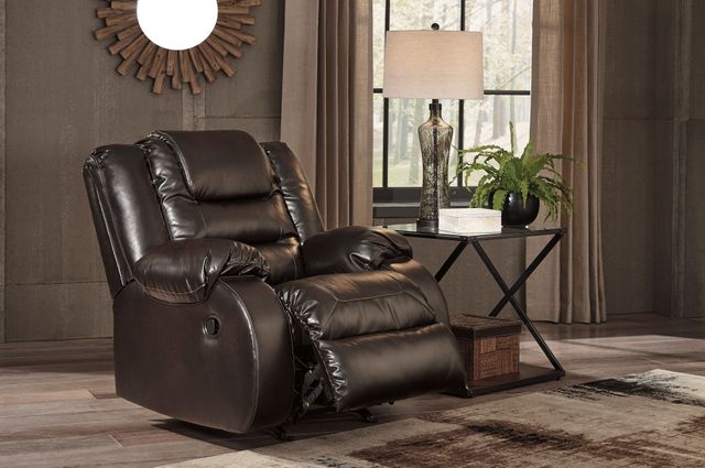 Signature Design by Ashley® Vacherie Chocolate Manual Rocker Recliner-3