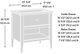 Sauder® Larkin Ledge® Glacier Oak® Nightstand-4