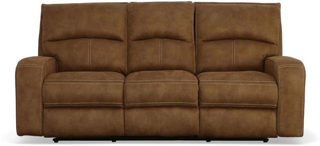 Flexsteel® Nirvana Saddle Power Reclining Sofa with Power Headrests-1