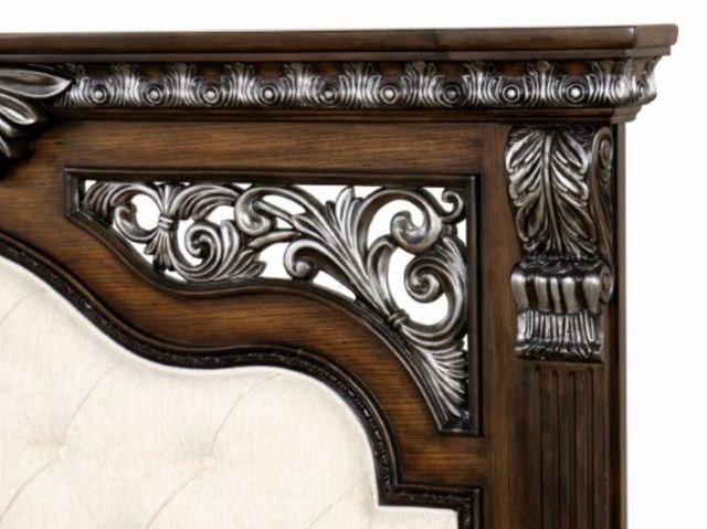 Furniture of America® Promenade Espresso Queen Panel Bed-6