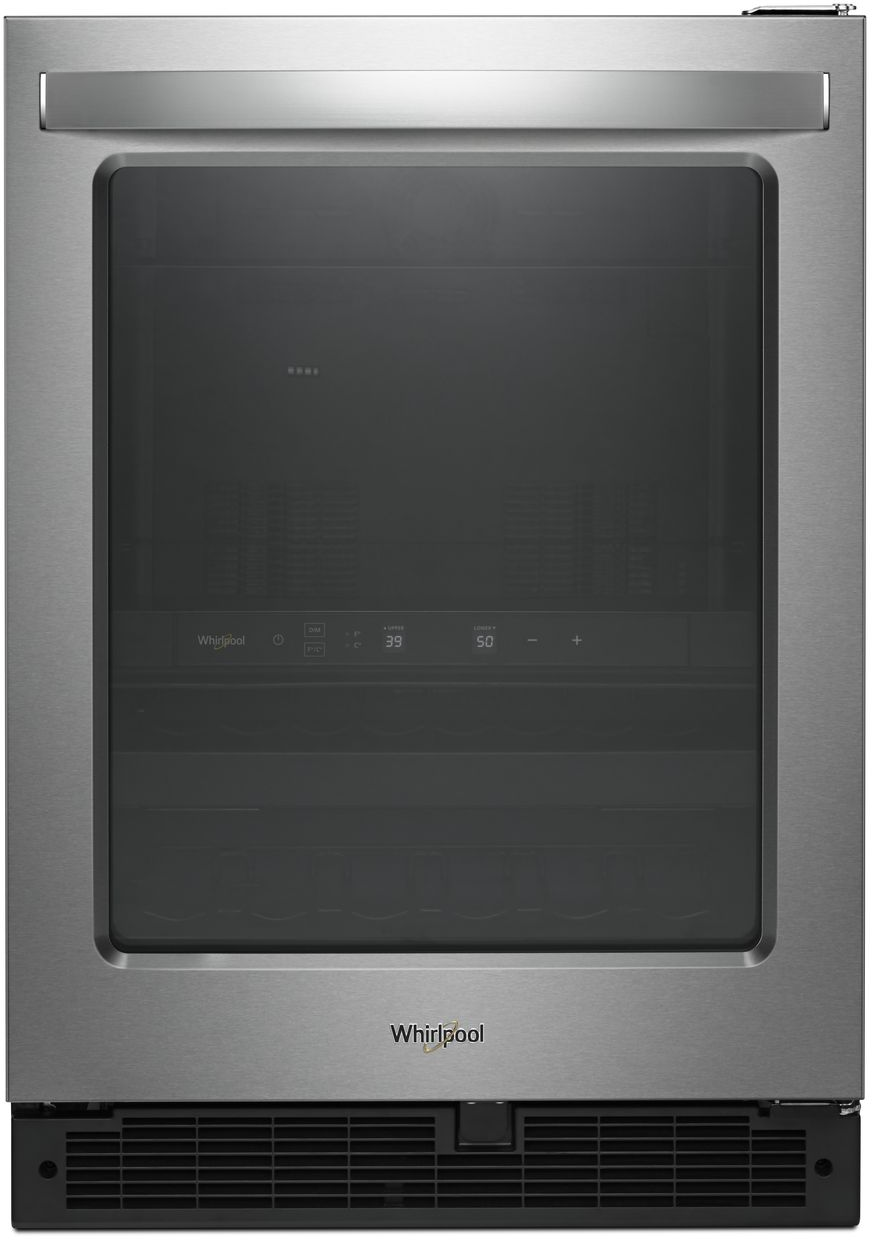 Whirlpool® 5.2 Cu. Ft. Fingerprint Resistant Stainless Steel Beverage Center