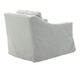 Montclair French Grey Slipcover Swivel Chair-4