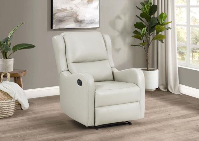 Coaster® Kelsey Ivory Manual Recliner-2