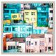 Stylecraft Looking At A Colorful City I Multi-Colored Wall Art-0