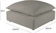 TOV Furniture Cali Slate Ottoman-2