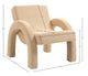 Meridian Furniture Corduroy Beige Accent Chair-4