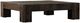 Four Hands Abaso Ebony Rustic Wormwood Oak Coffee Table-0