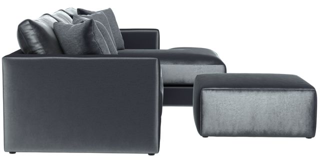Jackson Furniture Remington 4-Piece Slate Right Arm Facing Chaise Sectional with Ottoman-3