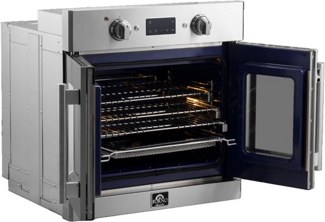 FORNO® Gallico 30" Stainless Steel Single Wall Oven-2