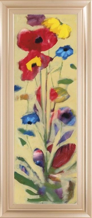 Classy Art Wildflower I By Jennifer Zybala Wall Art-1