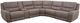 Cheers by Man Wah 6-Piece Texas Slate Power Reclining Sectional-0