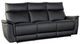 Furniture of America® Bienne Black Manual Reclining Sofa-0