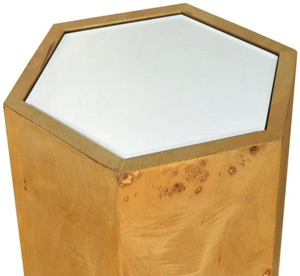 Stylecraft Dann Foley Lifestyle Glass top Table with Natural Base-3