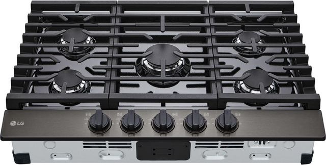LG 30" Black Stainless Steel Gas Cooktop