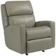 Flexsteel® Catalina Light Gray Power Rocking Recliner with Power Headrest-0