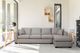 Canapé sectionnel large avec chaise longue à orientation droite de Direct Upholstery Megati - Trench-1