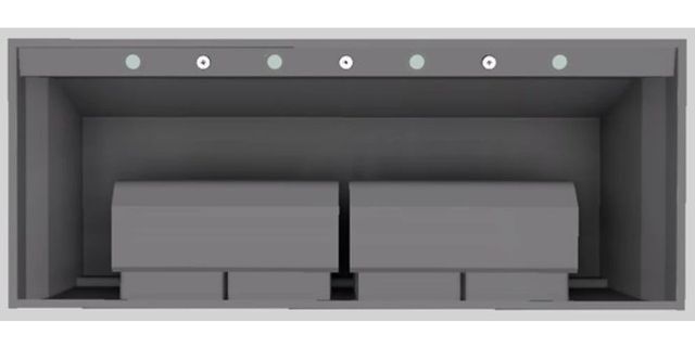 Vent-A-Hood® Designer Series 60" Gunsmoke Wall Mounted Range Hood-3
