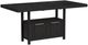 Elements International Transcend Charcoal Counter Dining Table-0