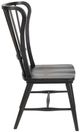 Liberty Furniture River Place Antique Black Windsor Back Side Chair-3