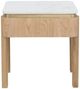 Fairfield® Portobello Beige/Brass/White End Table-2