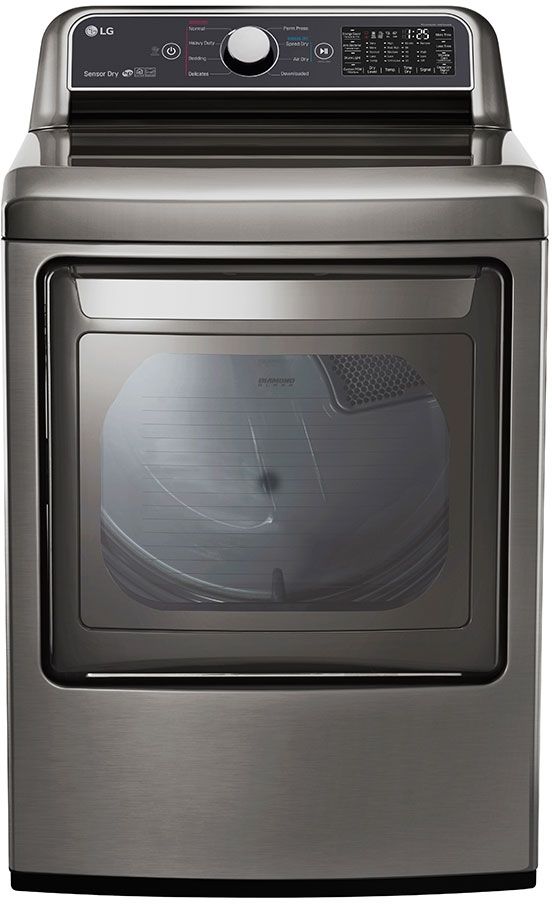 LG 7.3 Cu. Ft. Graphite Steel Front Load Electric Dryer