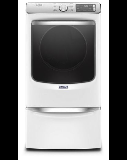 Maytag® 7.3 Cu. Ft. White Front Load Electric Dryer-1