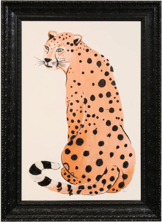 Stylecraft Cheetah Forward Wall Art-0